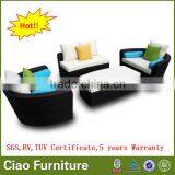 Hot Sell Outdoor Rattan Sofa Modern Patio Modular Sofa Furniture thumbnail-1