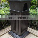 Arlau Steel Iron Square Garbage Bin thumbnail-2