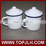most popular no fade printed enamel mugs tea cup for drinking