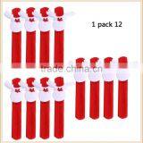 Cute 10pcs Xmas Gift Slap Bracelet/Bangle Christmas Decor Pat Circle Hand Ring thumbnail-2
