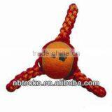 High Quality 3-strand Twisted Cotton Rope Ball Dog Toy thumbnail-1