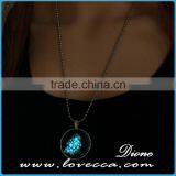 Popular Christmas Gifts Luminous Necklace Christmas Tree Pendant Necklace for Girl thumbnail-4