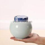 China Funeral Supply Cheap Custom Cinerary Ceramic Urn for Pet thumbnail-1