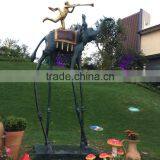 Fiberglass Long Legs Elephant Sculpture Tall 5m thumbnail-1