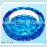 Factory Fashionable Blue Vintage Advertising Ashtray Glass Cigar Ashtray thumbnail-1