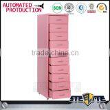 Knock Down Helmer 6 Drawers Tall Chest Pedestal Lateral Steel Filing Cabinet for Sale thumbnail-5