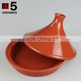 10" Brown Color Personalized Ceramic Moroccan Tagine thumbnail-2