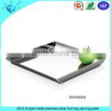 2015 Simple Metal Stainless Steel Fruit Tray,serving Plate thumbnail-1