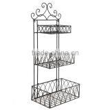 Bathroom Shower Shampoo Rack /shelf With Single Towel Bar thumbnail-2