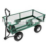 200kgs Heavy Duty Metal Garden Trolley TC1840A Metal Cart thumbnail-1