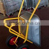 China Wholesale Construction Wheelbarrow Two Wheels Wheelbarrow thumbnail-3