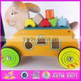 2015 Newly Cheap Kids Wooden Tricycle With Blocks,Lovely Rabbit Design Wooden Tricycle,Comfortable Safe Wooden Tricycle W16A018 thumbnail-5