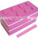 Japanese Food Container Children's Lunch LEGO Type Bento thumbnail-3