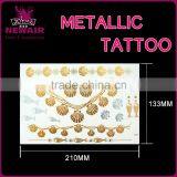 Newair Gold Tattoo Flash Tatto Metallic Tattoo Temporary thumbnail-2