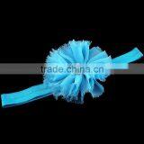 Chiffon Flower Headband With Pearl Beads for Kids Hair Accessories thumbnail-5