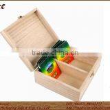 Pine Wood Fancy Tea Storage Box thumbnail-4