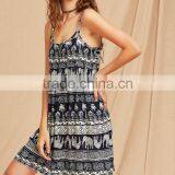 Boho Clothing Vintage Indian Print Cami Dress HSd5216 thumbnail-5