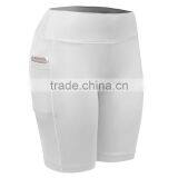 Wholesale Quick Dry Polyester/spandex Women Gym Sport Shorts With Pockets thumbnail-2