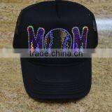 Wholesale Cheaper Custom Letter and Words Rhinestone Heat Transfer ,bling Crystal ,nailhead, Rhinestuds for Cap thumbnail-1