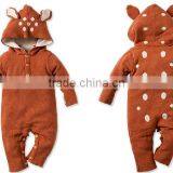 Wholesale New Cute Infant Baby Toddler Humpsuit Hooded Romper thumbnail-3