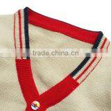 Little Baby Boy v Collar Kids Wool Cashmere Cardigan Sweater thumbnail-5
