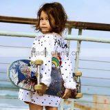 2-7 Years 2017 New Wholesale Cotton Full Sleeves Dots Rainbow Kids Girls Coats (pick Size ) thumbnail-5