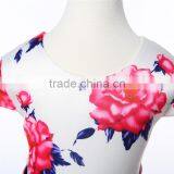 L-91#girls Boutique Dresses Floral Printed Dresses Baby Girl Cute Birthday Party Dress thumbnail-5