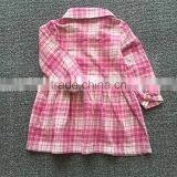 Wholesale Latest Fancy Tops Children Girls Pink Fannel Shirt thumbnail-3