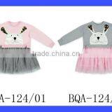 Fashion Teenage Girls Cute Rabbit Long Sleeve Winter Beautiful Puffy Tutu Dress thumbnail-6