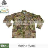 Wholesale Camo t Shirts,merino Wool T-shirt,digital Customised Camo Long-sleeve Shirt thumbnail-2