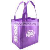 Grocery Tote Bag - Features Wide Gussets, Black Bottom Insert for More Support and Comes With Your Logo. thumbnail-5
