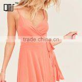 2018 Summer Best Seller Apparel For Women Tie Waist Strappy Modal Romper thumbnail-6