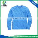 High Quality Cut Fit 100% Cotton Soft Touch Sky Blue Color T-shirt, Mens Shirt Pocket Style for Sports thumbnail-2