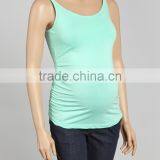 New Arrival Seafoam Maternity Tops With Bra And Tank Mateinity Tees Women Clothes WT80817-26