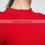 OEM Custom Latest Formal Design Wool Knitting Pattern Sweater Dress for Women thumbnail-4