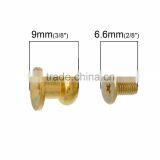 Wholesale Round Gold Plated Copper Jewelry Wooden Box Pull Handle Knobs thumbnail-3