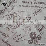 Wholesale Fabric Paris Post Mark Pattern Fabrics For Househould Decoration thumbnail-1