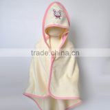 China factory wholesale customized size 100% bamboo hooded towel for baby