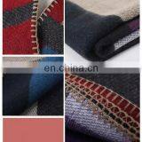 New Arrival Plaid Blanket Shawl Scarf Embroider OEM Acceptable thumbnail-4