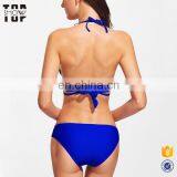 Wholesale Women Caged Detail Halter Modest Swimwear Brazilian Bikini Sexy thumbnail-4