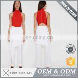 Cheaper Price White Color Women Pants for Women Casual Pants 2017 thumbnail-1