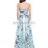 GK Flower Pattern Strapless Chiffon Long Printed Flora Prom Dress 8 Size US 2~16 GK000004 thumbnail-3