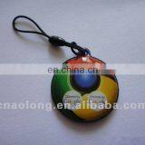 Round Shapes Custom Full Colors Logo Printing Pvc Cell Phone Screen Cleaners