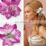 Wedding U-shaped Bridal Hair Clip,Crystal&pearl Snowflake Hairpin,Movie Frozen Hair Jewelry Accessory thumbnail-3