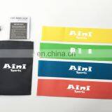 2018 OEM Custom Rubber Band Loop Set of 4, Loop Resistance Bands Set thumbnail-2