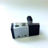 GOGO ATC 2 Position Pneumatic 3 Way Hand Control Valve TSV98322-M Port 1/4" BSP Manual Valve Mechanical Lock thumbnail-1