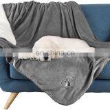 TEX-CEL ODM Polyester Reversible Weighted Light Grey Dog Waterproof Pet Blanket thumbnail-2