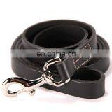 High Quality Dog Leash Water Resistant Heavy Full Grain Leather Lead Training Leahses thumbnail-1
