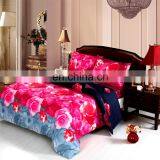 3D Flowers Bedding Set Reactive Printing 100% Polyester Duvet Cover Set With thumbnail-3