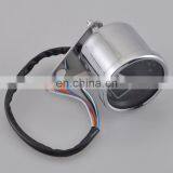Universal Retro Chrome 160KM / H Motorcycle Digital LED LCD Gauge Speedometer Tachometer thumbnail-4